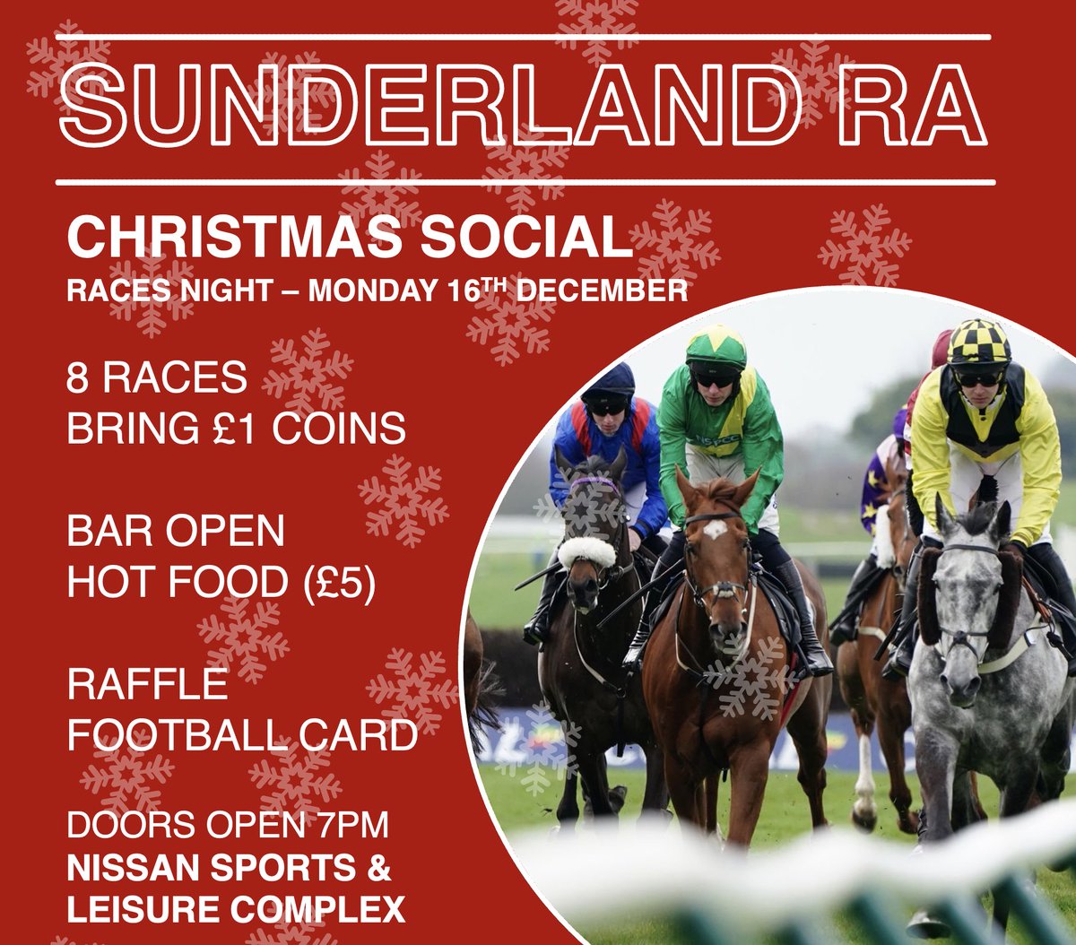 🚨Not long to go! Our Christmas meeting takes place on Monday! Doors open from 7pm