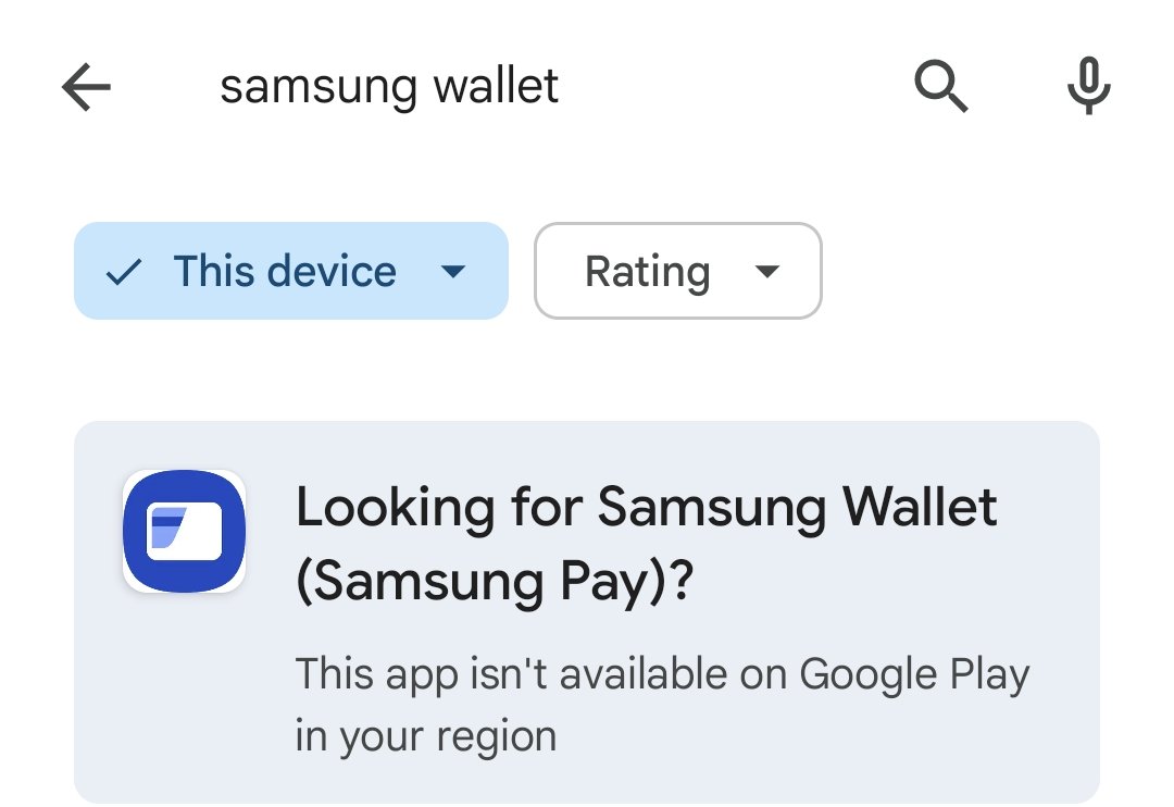 shafijmi's tweet photo. Though it is officially launched #SamsungWallet is still not available in #GooglePlay in Saudi Arabia it says " this app isn't available in your region" @GooglePlay please fix this issue @SamsungSAUDI @SamsungPay @SamsungMobile
#Samsung_pay 
#SamsungWallet https://t.co/bcjzCYKOGs
