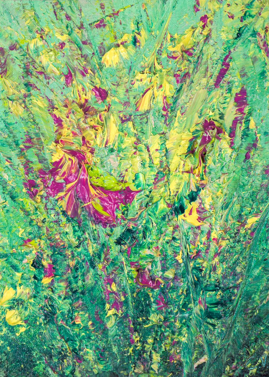 ernestvolynec's tweet photo. "Dans le jardin 4", 18 x 13 cm, oil on canvas panel https://t.co/zpychvnaPs
