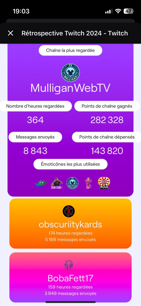 EXP_Naok's tweet image. Les stats de zinzin ?? 
@MulliganTv 15jours/24 message par heure 
@ObscuriityXOne 7 jours/ 29 message par heure
@BobaPied 6 jours/24 messages par heure ( depuis mai mdr ) 

Je comprends un peu + quand on dit me voir partout 😂😂