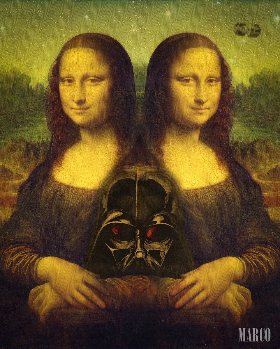 projectdemarco's tweet photo. Mona Vader
.
.
.
.
.
.
#projectdemarco #marcoverse #collagesrilanka #marcosrilanka #marco #monalisa #StarWars https://t.co/WbXGaDGenb