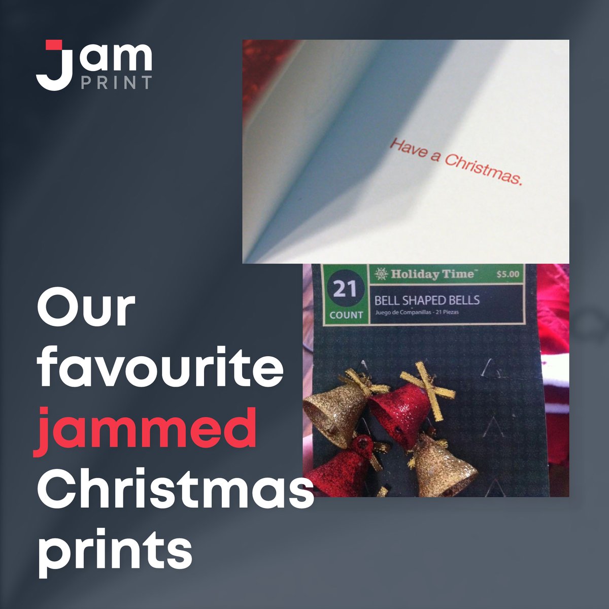 EJShanleyandSon's tweet image. Let this be a reminder: Whether you're sending something to print or writing Christmas cards, make sure you're checking it twice! (Santa was really onto something... 🤔)

#PrintingFail #ChristmasFail #ChristmasCard #CommercialPrinting