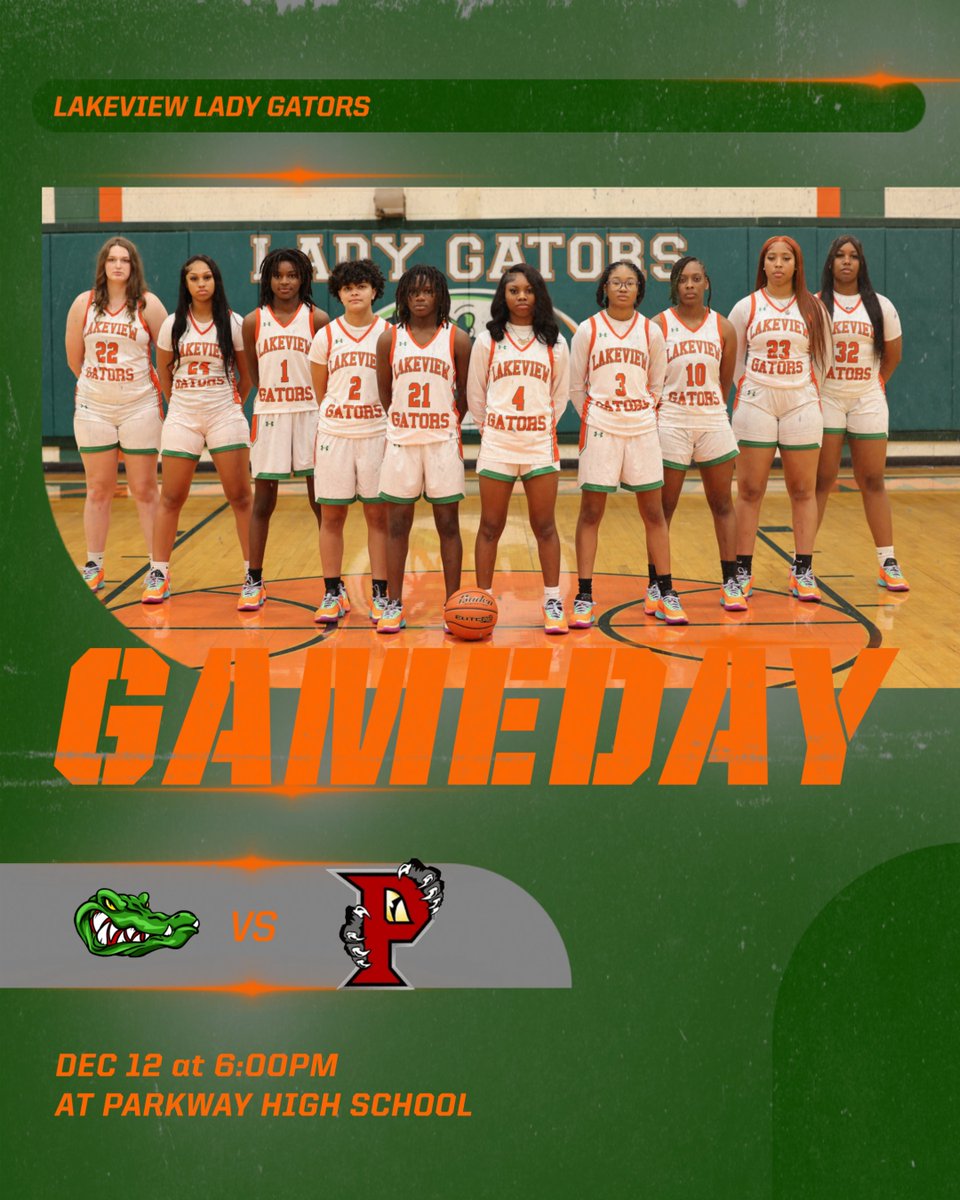 The Lady Gators are headed to Bossier today for a game against Parkway! Tip-off is at 6 pm! 🔥🐊

#geauxgatorsGeauxGators