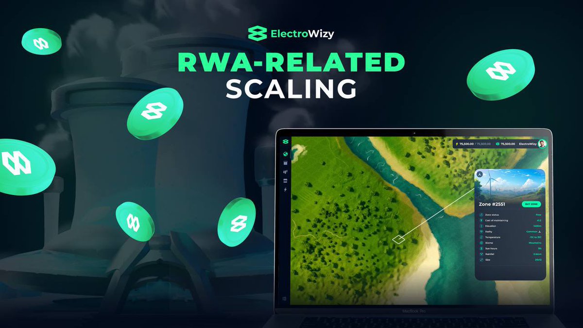 ⚡️ RWA Related Scaling in ElectroWizy Game

📈 In ElectroWizy Game your revenue stream scales from two major sources:

1️⃣ Your in-game energy farm performance. Generator Productivity, weather events and maintenance are key to maximizing your generators' output.

2️⃣ Real World