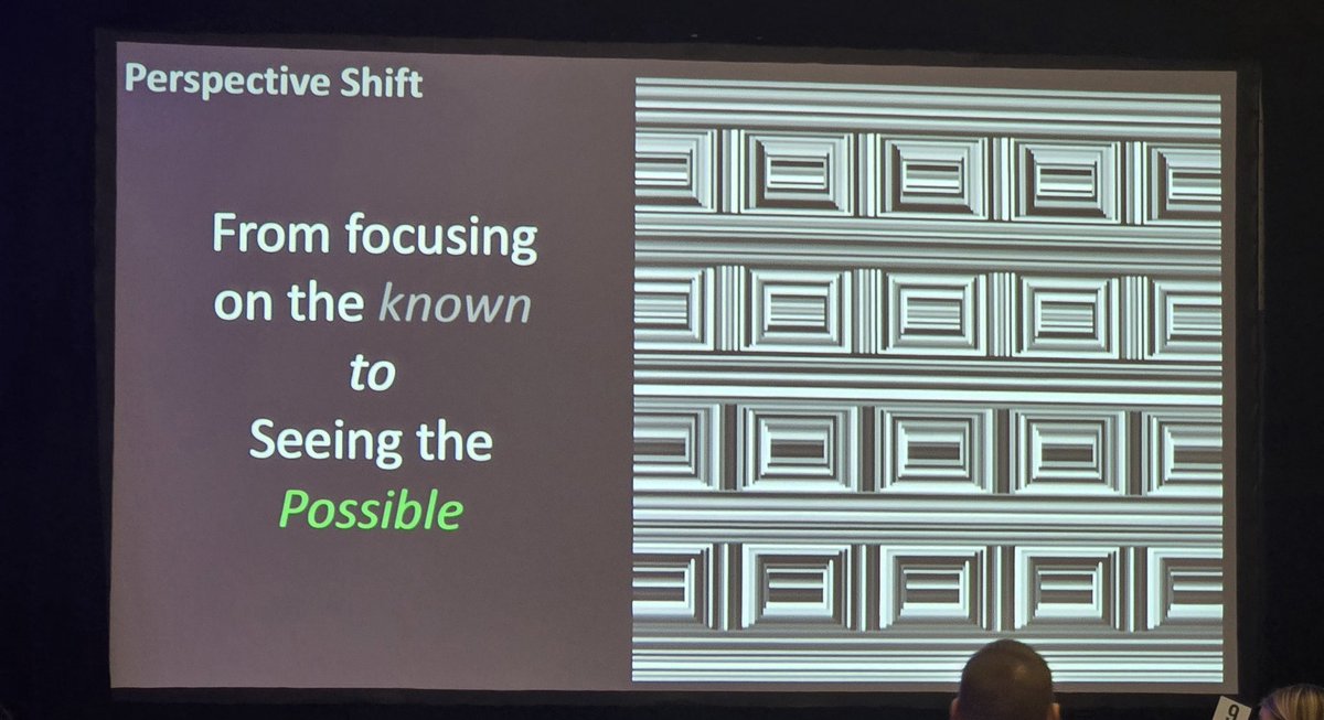 Perspective is everything.  Do you see rectangles or circles? #IAG2024 #FuturePossibilities