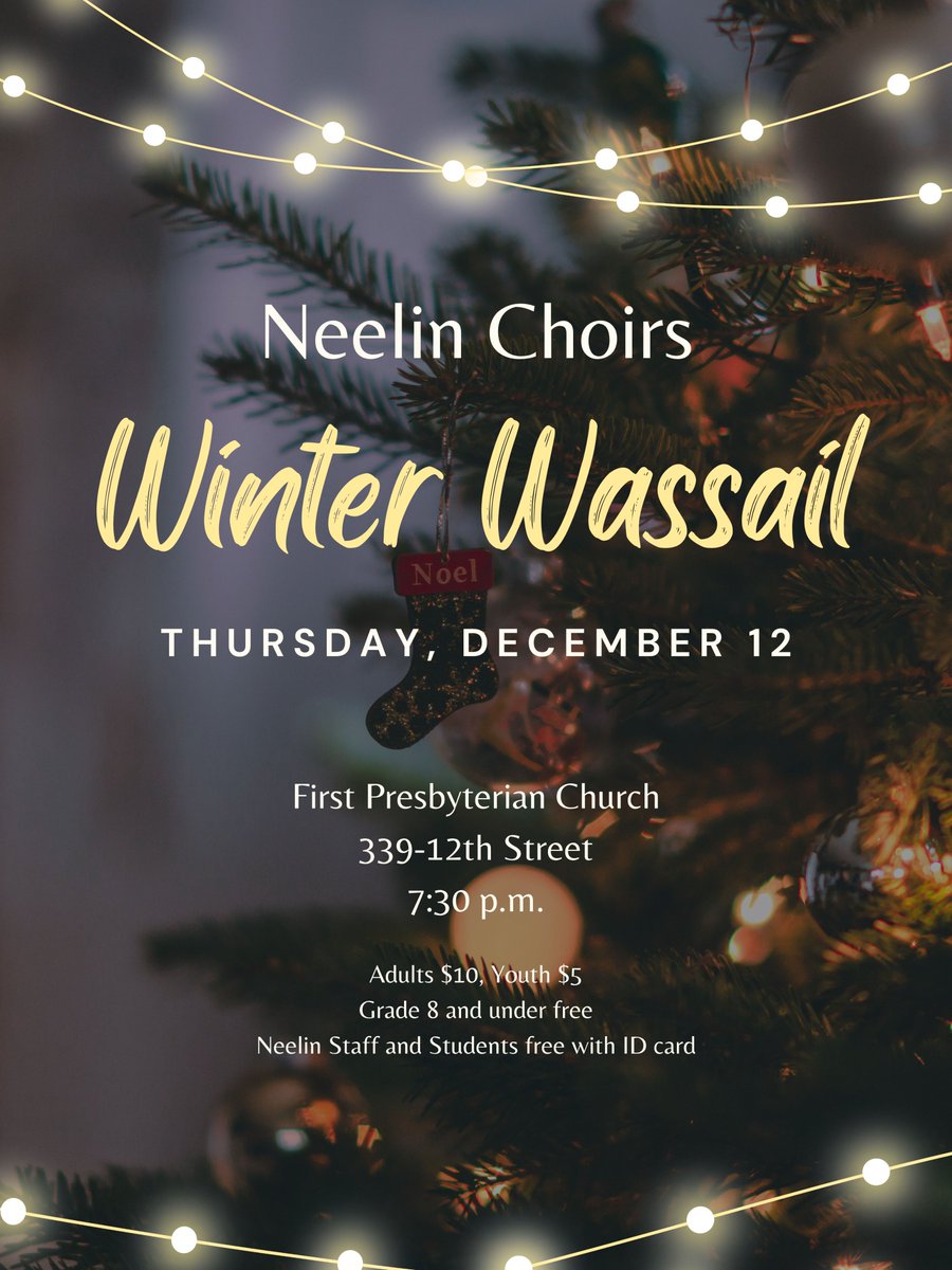 Get in the Christmas spirit with Neelin Choir!