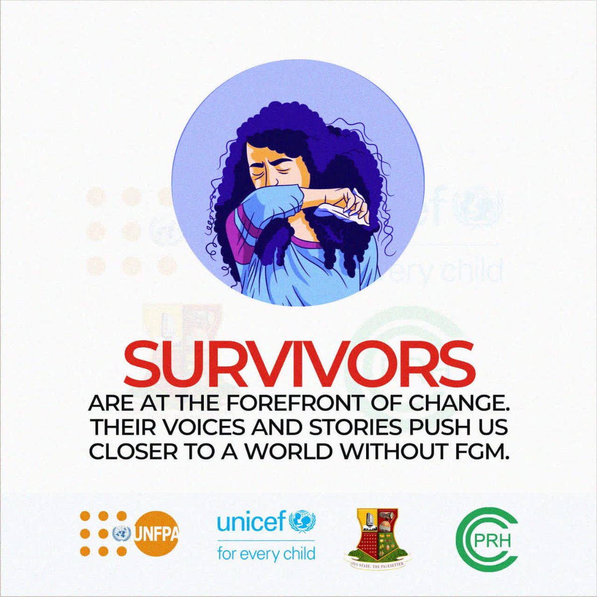 Girls and women everywhere deserve the chance to thrive without the threat of #FGM. Let’s break the silence and take a stand. #CCPRHStorm 
#16DaysOfActivism #EndFGM <a href="/UNFPANigeria/">UNFPA Nigeria</a> <a href="/cprh5/">CCPRH</a> <a href="/Ayodejiuzoma/">Uzoma Ayodeji</a>