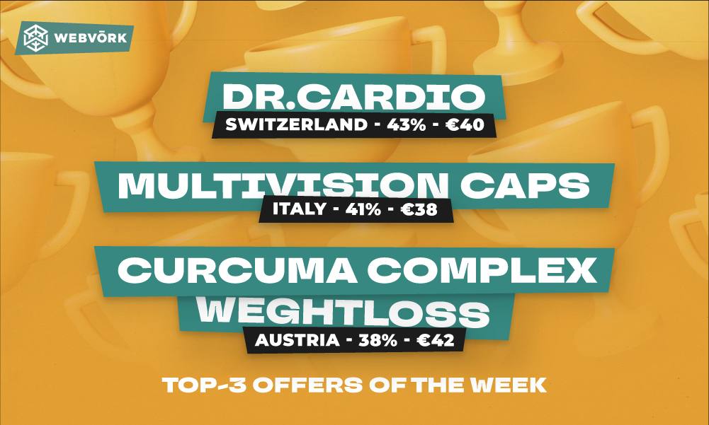 Webvorkcom's tweet photo. 📢 FRESH LIST OF OUR TOP OFFERS

We’ve updated the data on the best offers of the week. The selection includes three offers that have earned the right to be in the TOP thanks to their approval rates! https://t.co/bx2s7YloLt