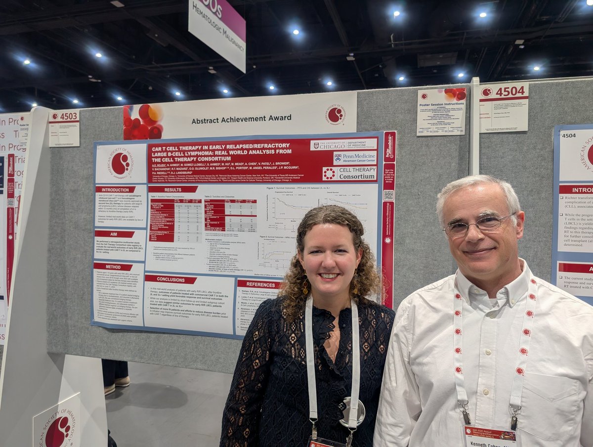 MSHughes_MD's tweet image. Also congratulations to the one and only @AlexandraRojek for not one but TWO ASH abstract awards!!