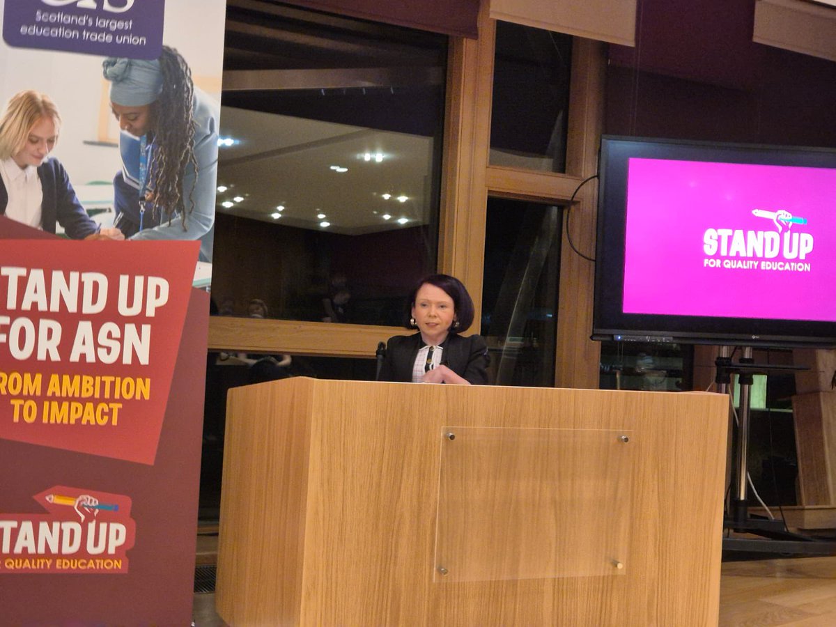 EIS (@eisunion) on Twitter photo MSP Pam Duncan-Glancy (Scottish Labour) welcomed attendees to our ASN event. ‘I got here because of the hard work of everyone who makes the school environment work, so that teachers can be teachers and parents can be parents.’ MSP Pam Duncan-Glancy (Scottish Labour) welcomed attendees to our ASN event. ‘I got here because of the hard work of everyone who makes the school environment work, so that teachers can be teachers and parents can be parents.’