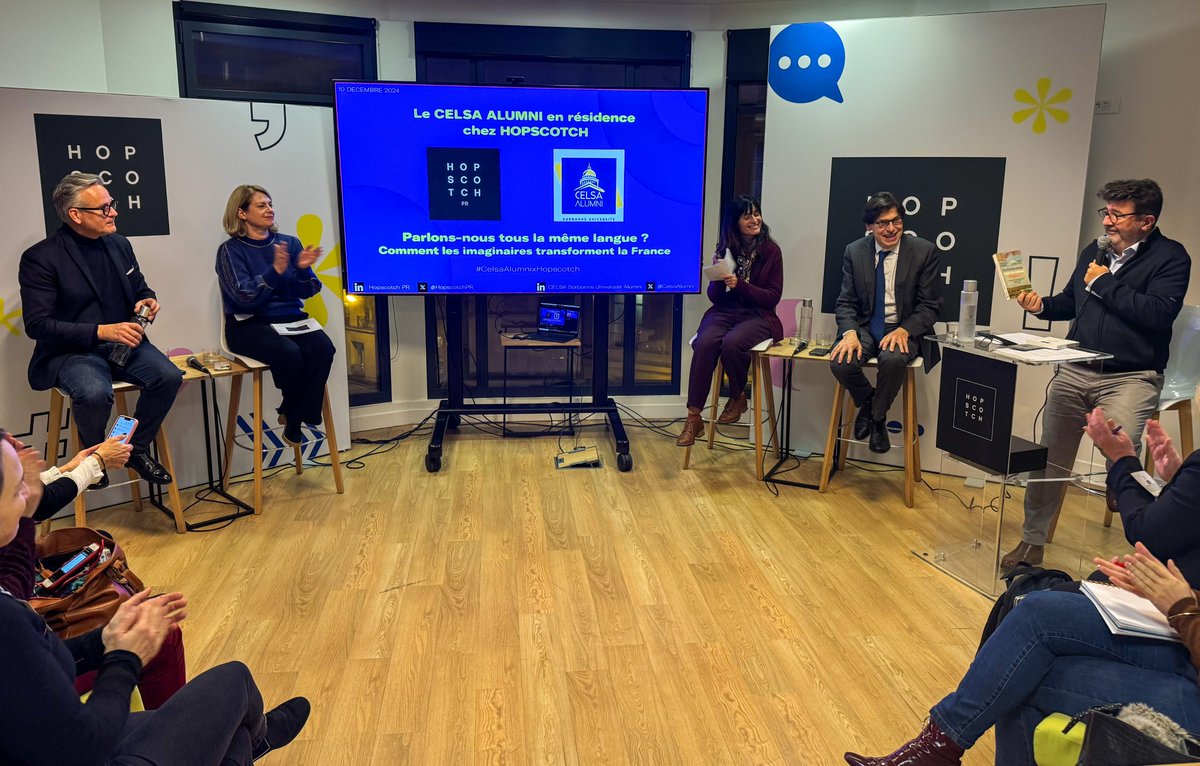 C’est parti ! Suivez dès maintenant le live-tweet du talk organisé par <a href="/CelsaAlumni/">CelsaAlumniNetwork</a> et <a href="/HopscotchPR_/">Hopscotch PR</a> sur les imaginaires français, un évènement en présence de <a href="/IfopOpinion/">Ifop Opinion</a> 🕰️