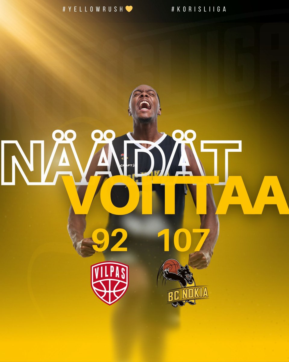 SIELLÄ - SE ON SIELLÄ! 😵💛

#bcnokia #yellowrush💛 #korisliiga