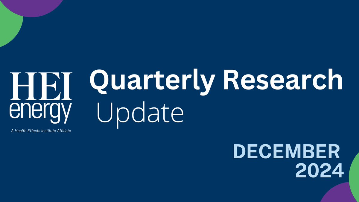 We are pleased to share our December 2024 Quarterly Research Updates. 

Early in 2025, our webinar series will feature research conducted by the TRACER research collaboration in Colorado, New Mexico, Pennsylvania, &amp; Texas. 

Access the updates: tinyurl.com/9n8ydcry