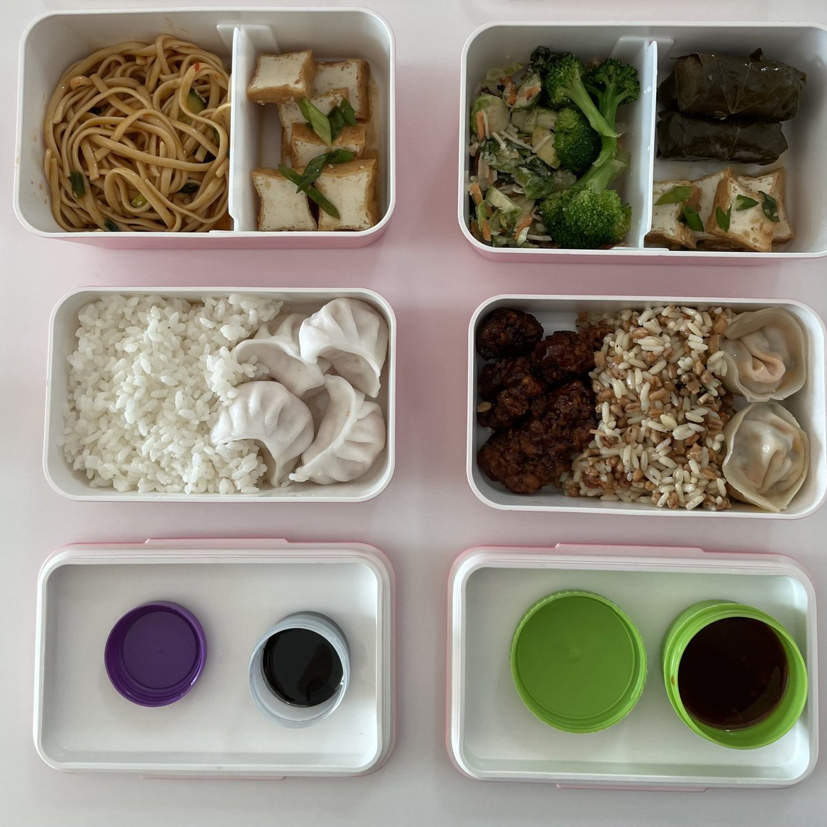 Finally had some time to make some nice bentos! Trying to avoid slow death by cafeteria food!