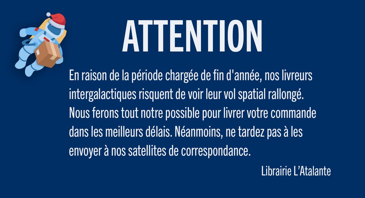 [ Librairie L'Atalante en ligne ]

👉 librairielatalante.com