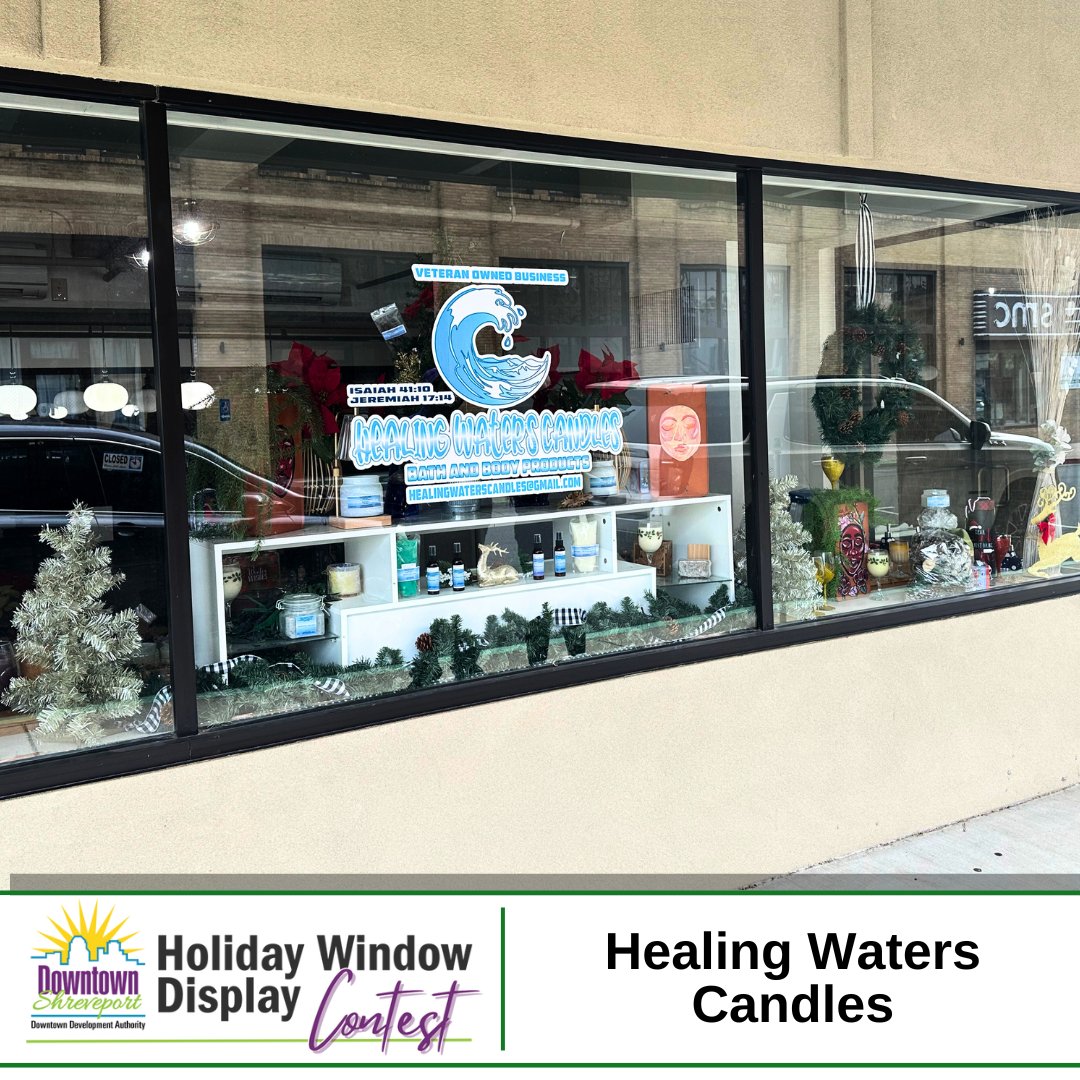 🎄#DowntownShreveport is ready for the holidays! 
With 16 businesses competing in the #HolidayWindowContest, you’ll find festive displays that are sure to dazzle all around #downtown. See the full list of participants and vote here: tinyurl.com/323vebwz