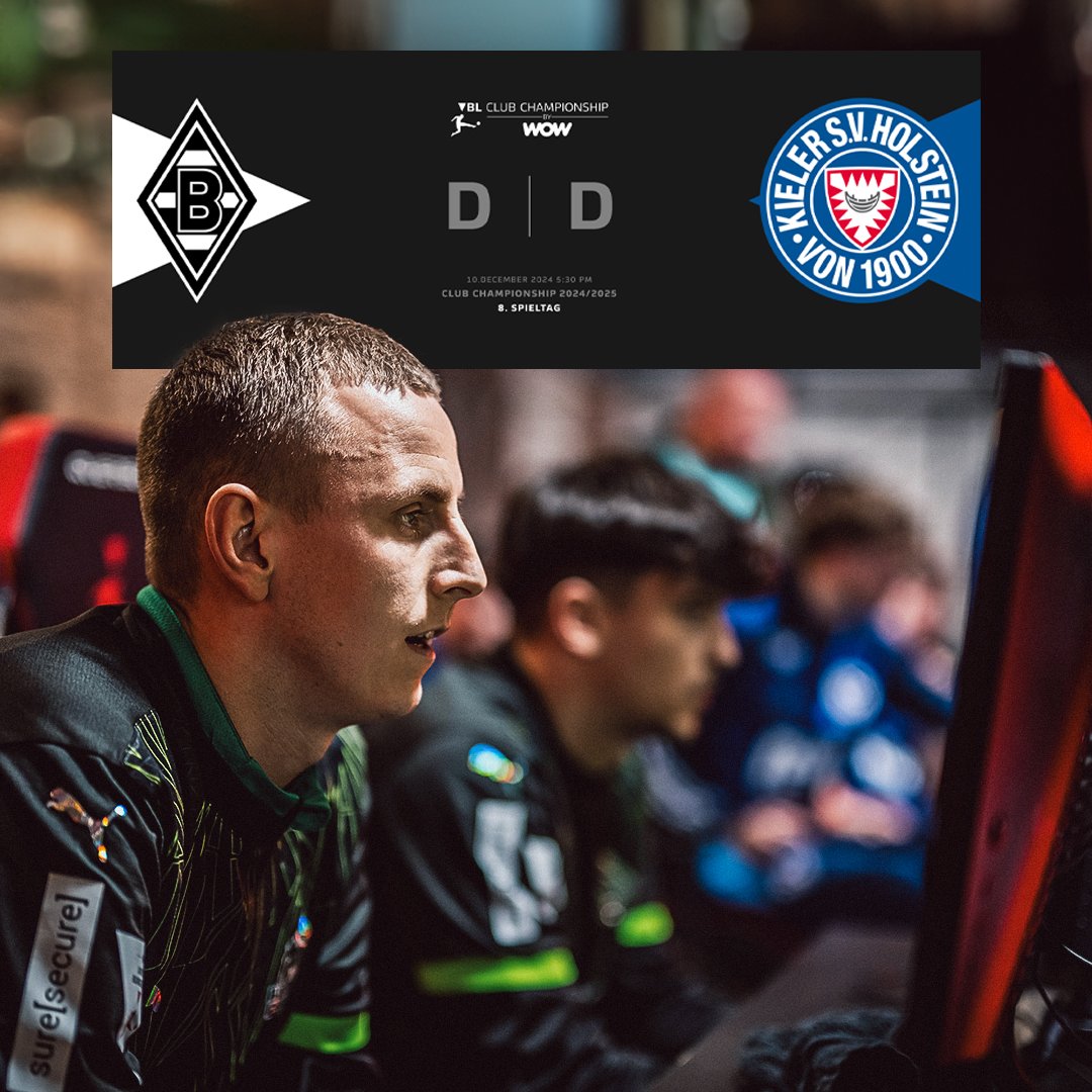 𝐔𝐧𝐞𝐧𝐭𝐬𝐜𝐡𝐢𝐞𝐝𝐞𝐧 🙅‍♂️

Borussia Mönchengladbach lässt gegen Holstein Kiel Punkte liegen!

#VBLCC #WOWVBL