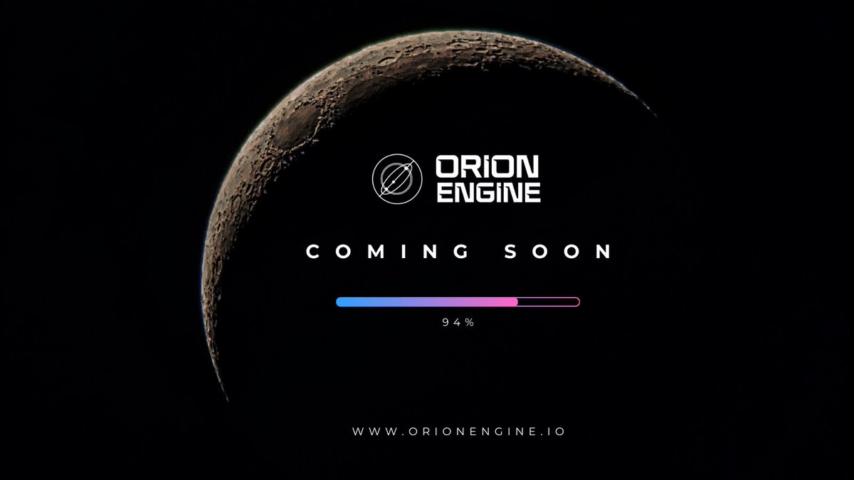 OrionEngine's tweet photo. 94% loaded. Are you ready to witness what’s next?
#InnovationUnleashed https://t.co/c6xMXVQlsP