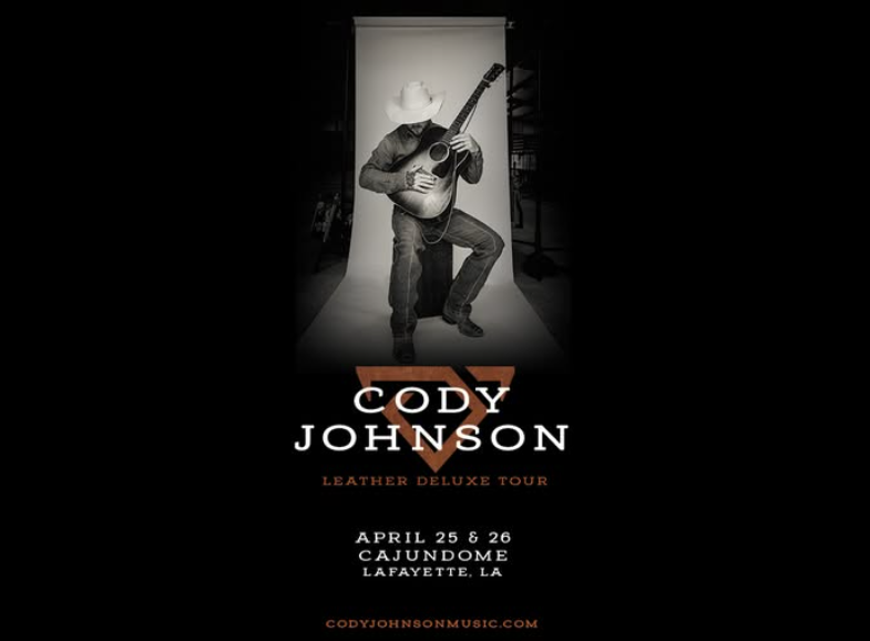 KXKC991's tweet photo. @codyjohnson second show added at @cajundome https://t.co/sL7qHXDPJ2