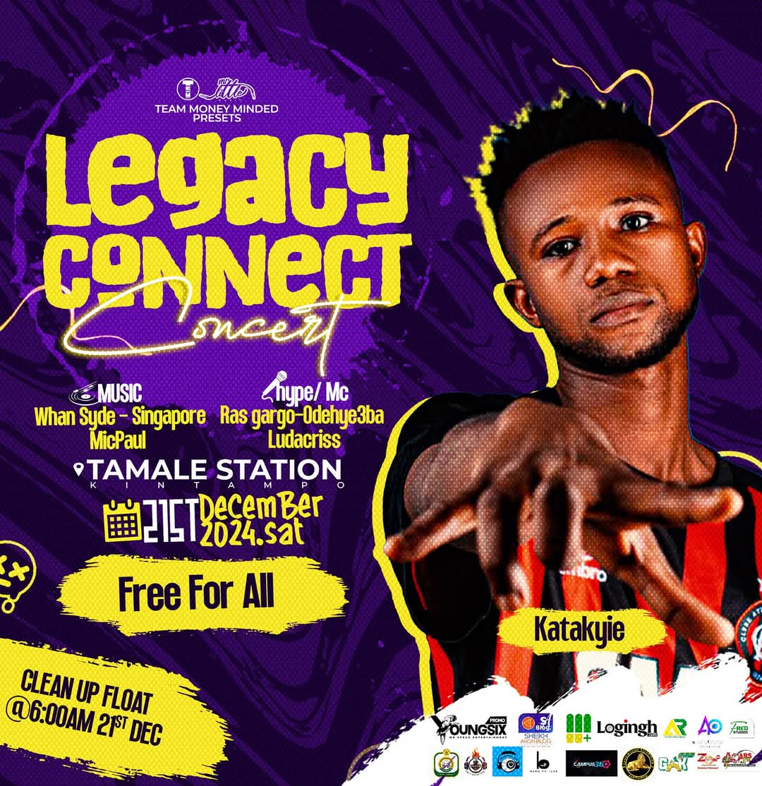 OphicialKataky2's tweet photo. This December, let’s meet in Kintampo! 

Join us on 21st December 2024 at Kintampo Tamale Station for the Legacy Connect Concert. 

It’s free—don’t miss out! https://t.co/nBuYFURRSU