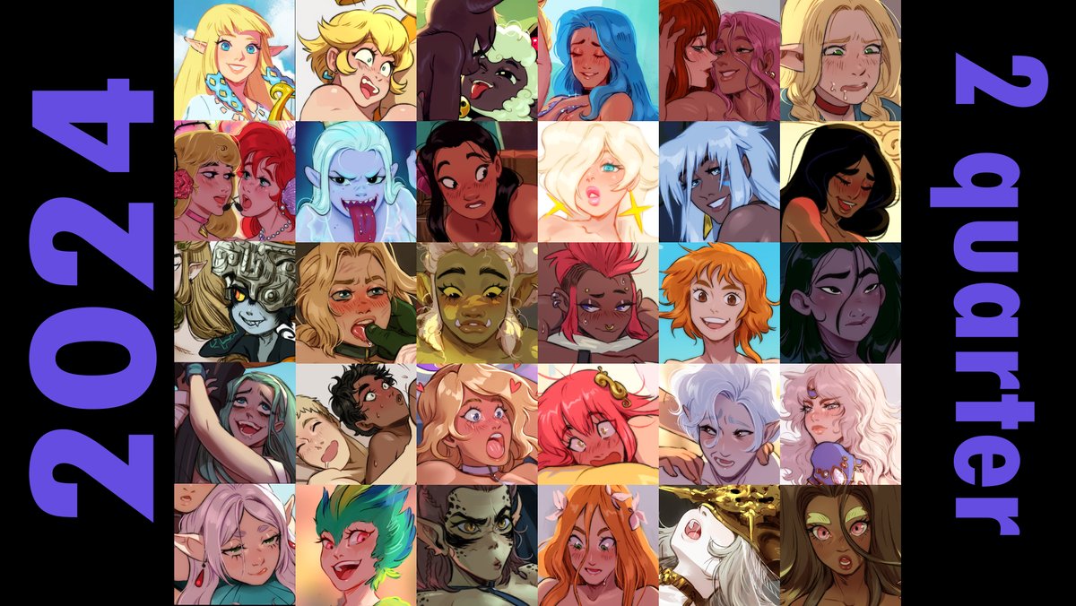 0Ripushko's tweet photo. Added art for sale for the second quarter of the year!  
Рatrons can get all the lots for free, but if you don't want to subscribe monthly, you can make a one-time purchase.  
The link is in the profile description.

Do you recognize any of the characters?🤓 https://t.co/5M8kmDI2jM