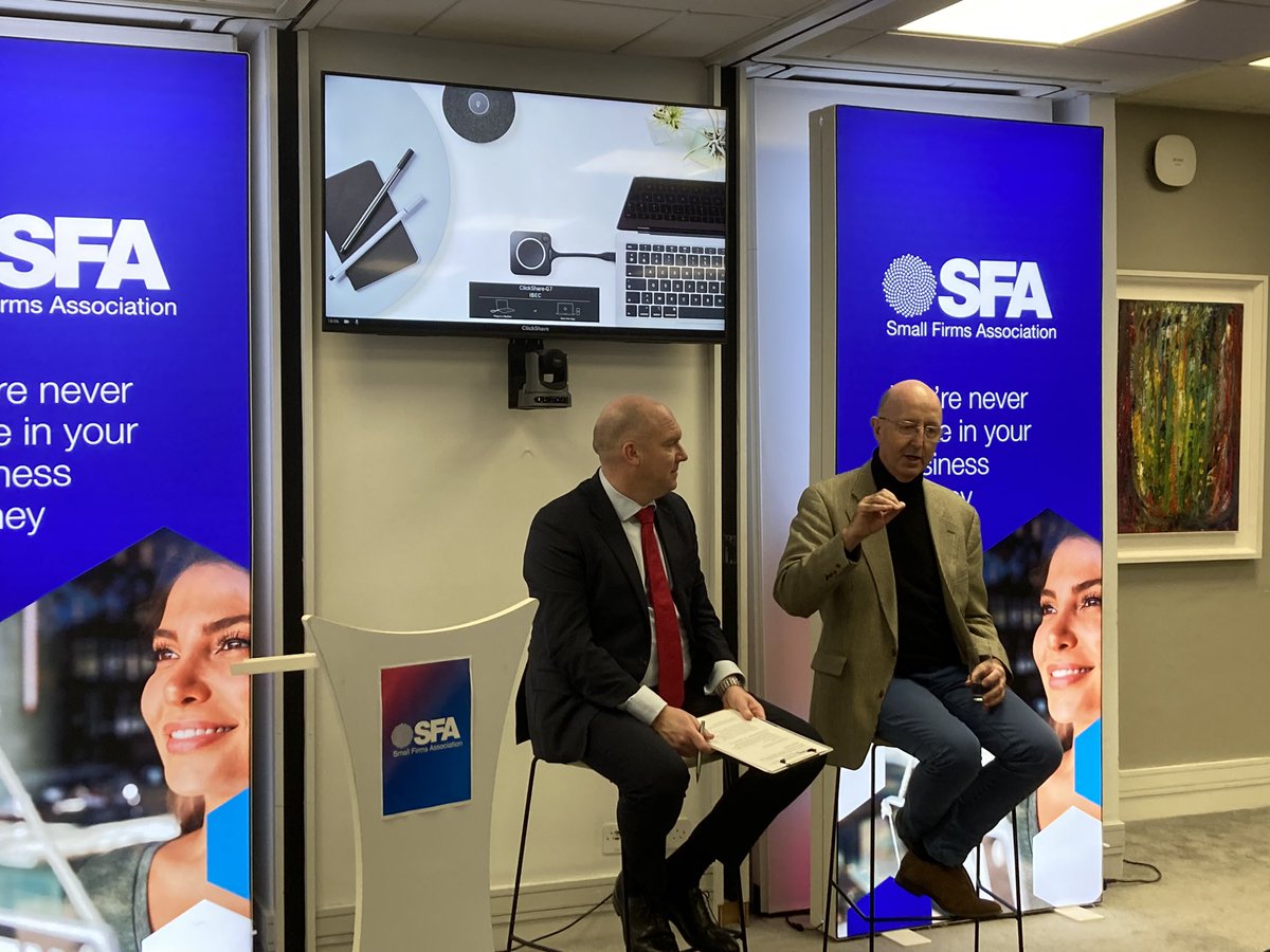 GeraldineLavin's tweet photo. Delighted to be at the @SFA_Irl Christmas event with SFA Director David Broderick & @ConallOM - meeting lots of lovely business owners & #SFAAwards2025 finalists & having the chats 🙂
#SFA #SMEs #SmallBusiness @SMEMatters_ #SMEMatters #50XProgram https://t.co/rSM0FWHOyL