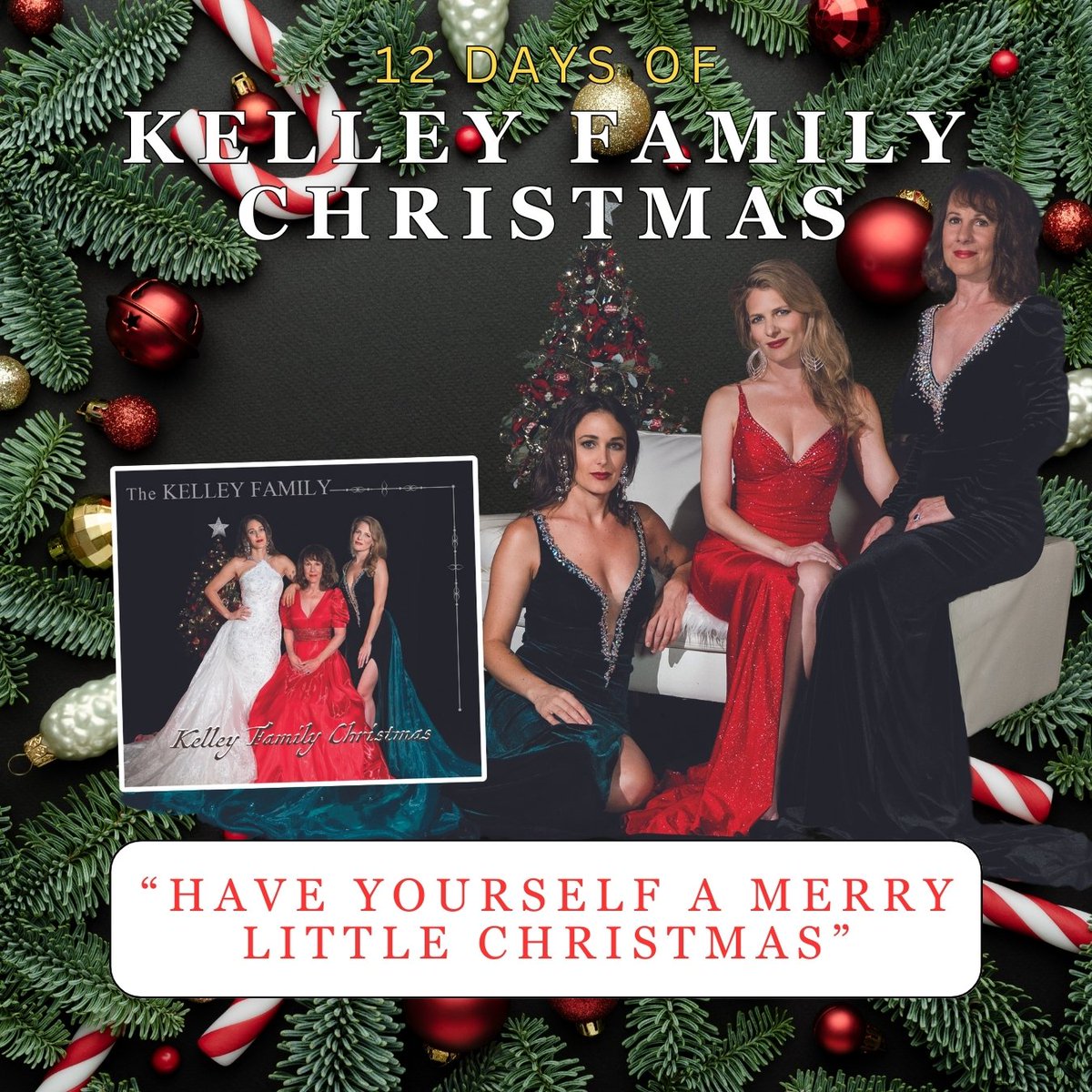 "On the second day of Christmas… let your heart be light, and have yourself a merry little Christmas now!" - Justyna Kelley

Our full-length holiday album "𝐊𝐄𝐋𝐋𝐄𝐘 𝐅𝐀𝐌𝐈𝐋𝐘 𝐂𝐇𝐑𝐈𝐒𝐓𝐌𝐀𝐒" available on all platforms.

irenekelley.com/download