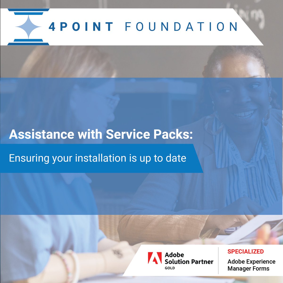 4Point_'s tweet photo. Benefit from 4Point’s comprehensive experience with our Foundation Customer Care for all of your Adobe Experience Manager needs. Learn more at https://t.co/dz3XYzIKmz. 
 
#4Point #foundationCare #aem #sp #servicePacks https://t.co/VVxF5GRwXs