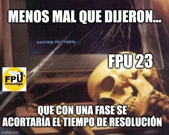 La fase única en el proceso de solicitud y gestión de FPU se suponía que iba a acortar los tiempos de resolución...🕐🕜

🗓A 10 de diciembre, seguimos sin lista definitiva de FPU23.

<a href="/CienciaGob/">Ministerio de Ciencia, Innovación y Universidades</a>