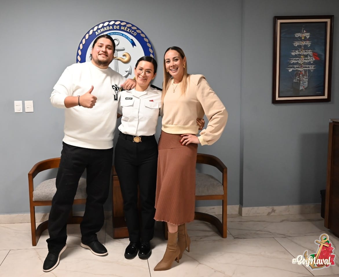 SEMAR_mx's tweet image. Hoy en el #Podcast #NavegandoCon el hijo de un Marino nos relata su experiencia al crecer fuera de la #ArmadaDeMéxico sin dejar de ser ajeno a esta noble Institución.

Escúchalo en: bit.ly/4gjAkcs
 
#SecretaríaDeMarina 
#UNINAV2025 
#Oportunidades 
#ConvocatoriaNaval