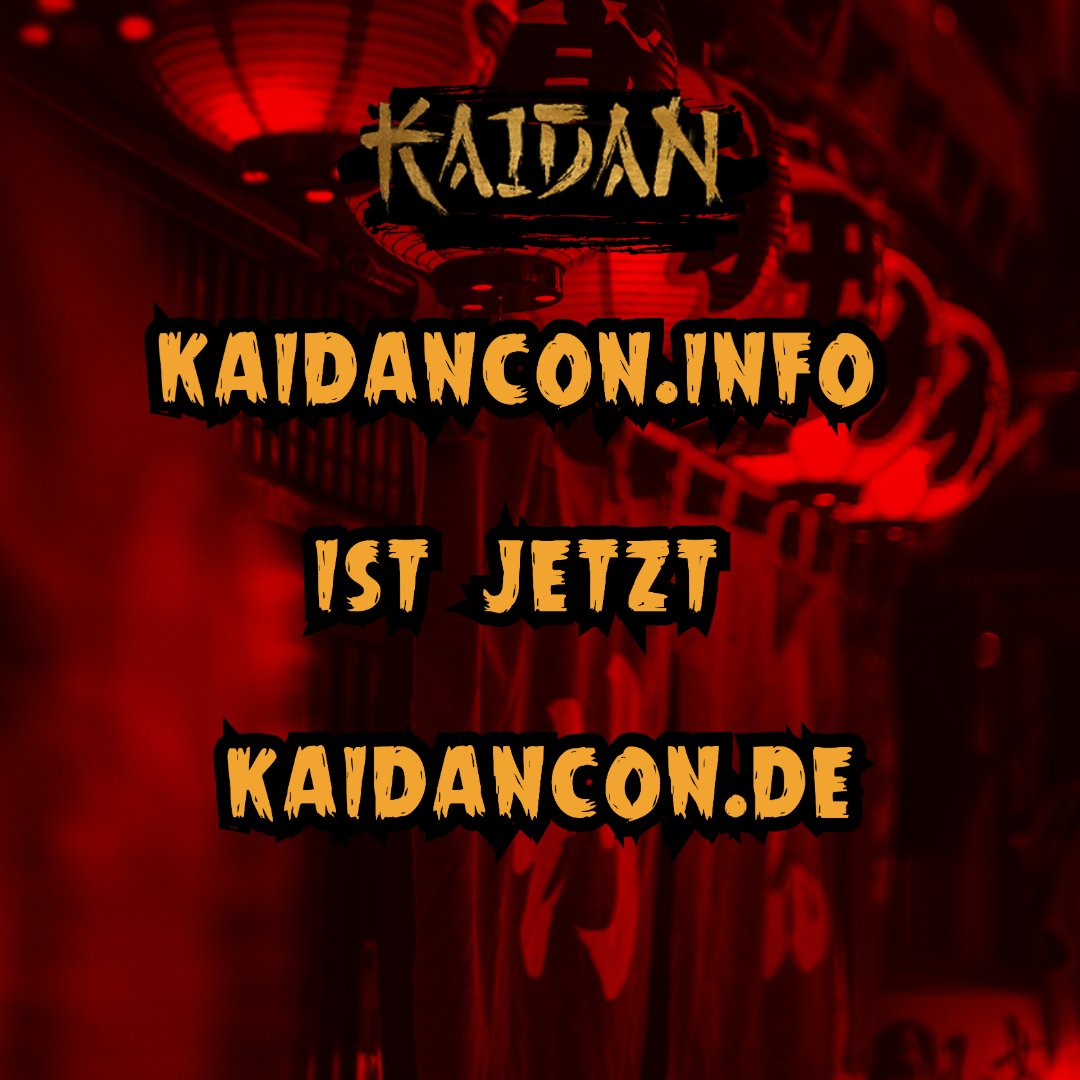 Achtung: unser Instagram sowie Tiktok Account heisst ab jetzt @kaidancon.de

Unsere Webseite ist sowohl unter der .info als unter der .de erreichbar. Die Domain wurde im August schon auf uns umgeschrieben, wir wollten aber nicht unnötig Verwirrung stiften. Vielen Dank 🫶
