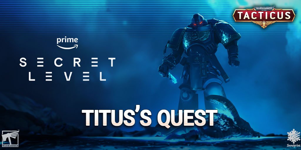 @tacticus (@tacticusgame) on Twitter photo Starting soon, the Quest Event featuring Lieutenant Titus is brought to you in celebration of Secret Level on Amazon <a href="/PrimeVideo/">Prime Video</a> . See much more of Lieutenant Titus in his dedicated episode of Secret Level, available to watch NOW! Starting soon, the Quest Event featuring Lieutenant Titus is brought to you in celebration of Secret Level on Amazon <a href="/PrimeVideo/">Prime Video</a> . See much more of Lieutenant Titus in his dedicated episode of Secret Level, available to watch NOW!