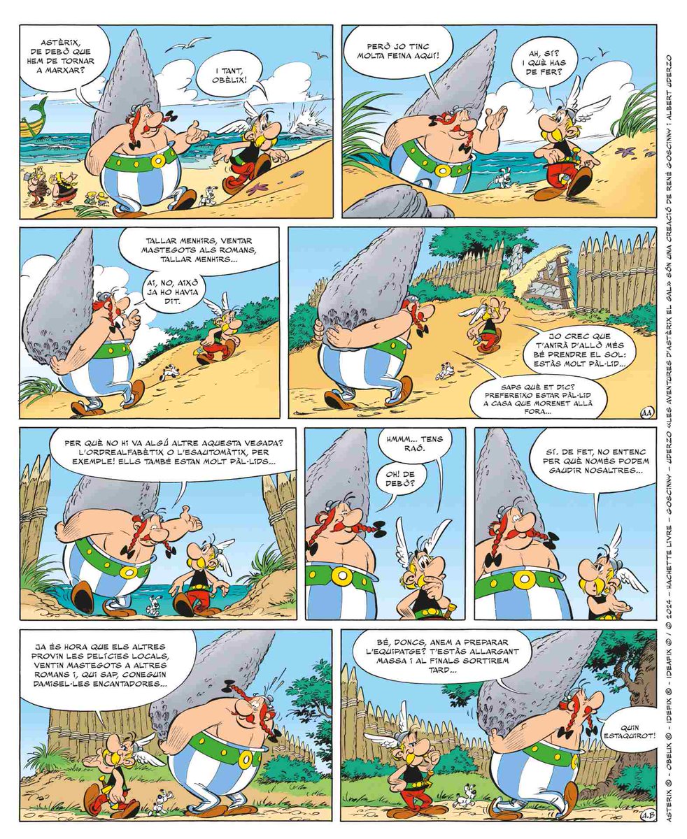 Més #CòmicEnCatalà

El 23 d'octubre de 2025, <a href="/Bruixola_ed/">Brúixola Editorial</a> (amb el segell de Salvat) publicarà el 41è àlbum d'Astèrix, de Fabrice Caro i Didier Conrad.

Al blog L'Illa de Còmic, hi tenia informació de les edicions actuals d'Astèrix en català: illadecomic.blogspot.com/2018/08/bruno-…