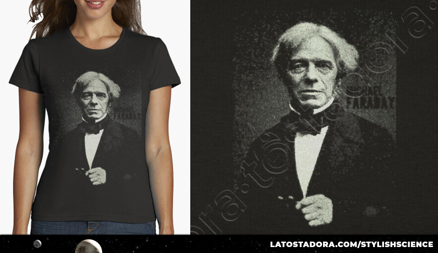 ScienceStylish's tweet photo. Michael Faraday.    
https://t.co/4lBoiWAkHK 

#MichaelFaraday #science #scientists #camisetas #ciencia #university #magnetism #electricidad #electricity #física #química https://t.co/FRf6bRLY0r