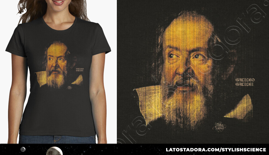 ScienceStylish's tweet photo. Galileo Galilei.    
https://t.co/uAtixNU4nx 

#Galileo #science #tshirts #camisetas #ciencia #cosmos #universo #physics #mathematics #astronomy https://t.co/FFbkS8QeOa