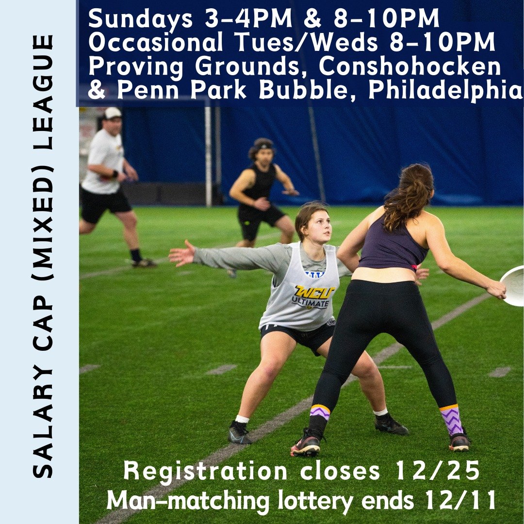 Salary Cap lottery period for man-matching players ends tomorrow. Be sure to registered ASAP!
pada.org/e/philly-winte…