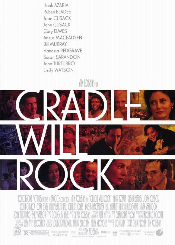 FilmNewsNos's tweet photo. 🎬MOVIE HISTORY: 25 years ago today, December 10, 1999, the movie ‘Cradle Will Rock’ opened in theaters!
#HankAzaria #BobBalaban #JackBlack #RubenBlades #CorinaKattAyala #VictoriaClark #JoanCusack #JohnCusack @Cary_Elwes #PaulGiamatti #SusanSarandon #BillMurray @TimRobbins1 https://t.co/7gCiSPiJX5