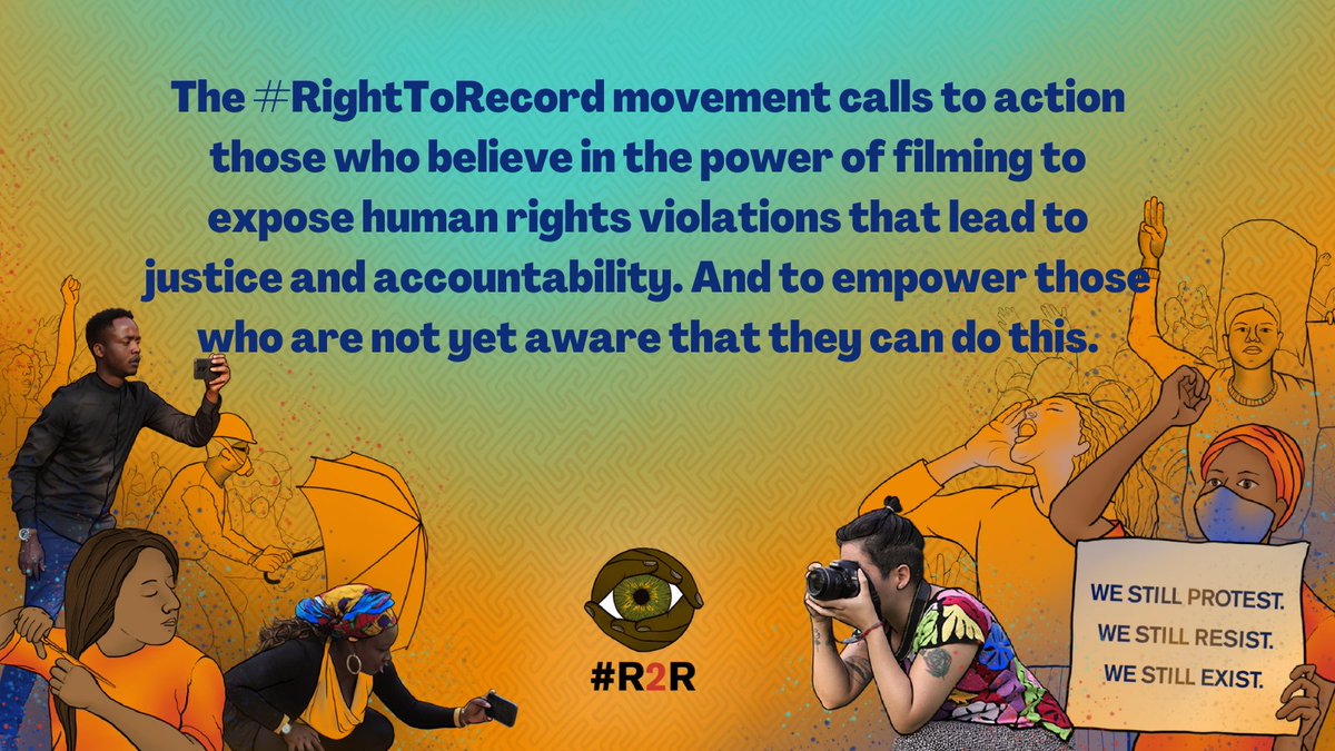 witnessorg's tweet photo. 👁️🤳🏾As protests around the world show, people rarely ever spill on to the streets without a filming device.
On this #WorldHumanRightsDay, let us make sure our cameras keep rolling.
For truthtellers, #RightToRecord helps us bear witness:
▶️🔗https://t.co/E6pBdZpStG