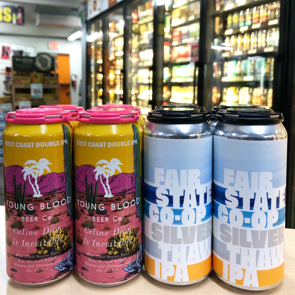 Harley's Liquor (@harleysliquor) on Twitter photo Celine Dion is inevitable- West Coast Double IPAπ€
<a href="/yb_beerco/">Young Blood Beer Company</a>
Silver Thaw IPAπ»
<a href="/FairStateCoop/">Fair State Co-op</a>
#newbeer #beergoals #craftbeer #goodbeer #beervibes #beeroclock #youngbloodbeerco #fairstatecoop Celine Dion is inevitable- West Coast Double IPAπ€
<a href="/yb_beerco/">Young Blood Beer Company</a>
Silver Thaw IPAπ»
<a href="/FairStateCoop/">Fair State Co-op</a>
#newbeer #beergoals #craftbeer #goodbeer #beervibes #beeroclock #youngbloodbeerco #fairstatecoop