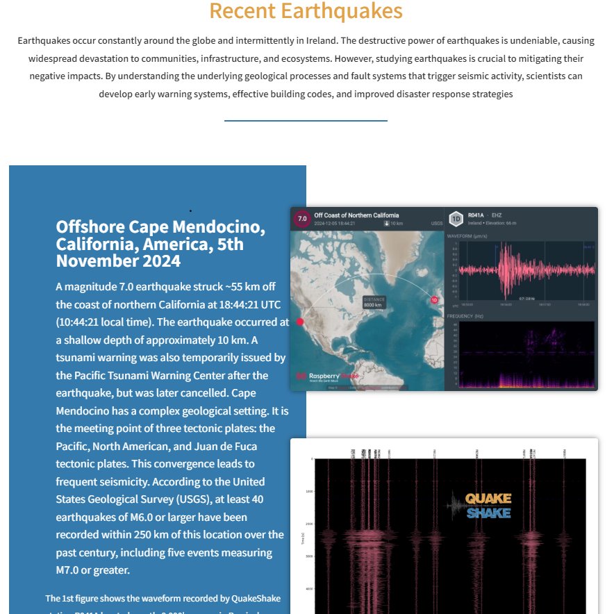 quakeshake_DIAS's tweet photo. Check out our Recent Earthquakes page on our website https://t.co/pIYQccXEv6 to learn all about the magnitude 7.0 earthquake off the coast of Northern California and more! 〰

#QuakeShake
#SeeWhatsShaking https://t.co/Wlt6yxSztA