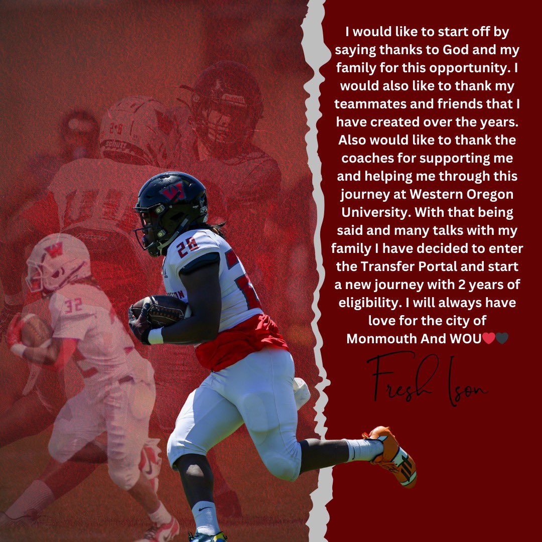 Officially in The transfer Portal