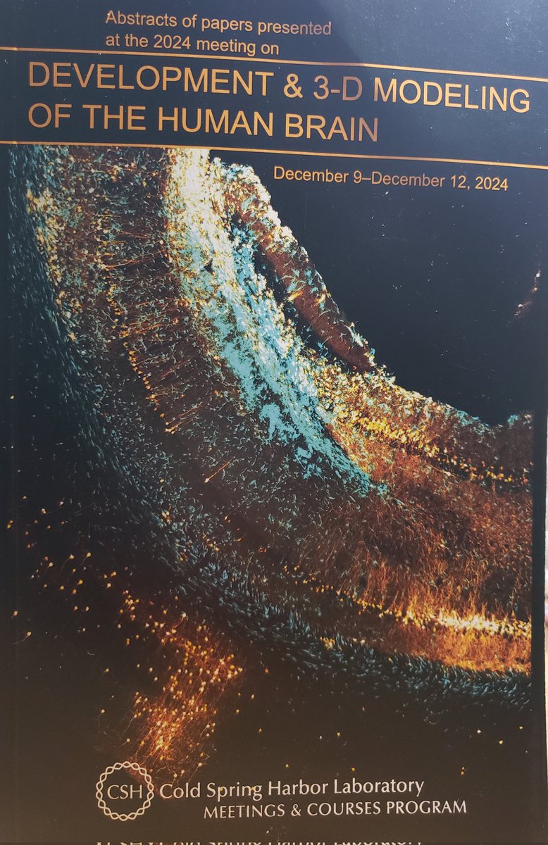 Amazing meeting started from last night <a href="/CSHL/">Cold Spring Harbor Laboratory</a> on development &amp; 3-D modeling of human brain. Excited to present our research <a href="/shcheglovitov/">Shcheglovitov Lab</a> at this meeting.

#neurodevelopmental disorders 
#brainorganoids