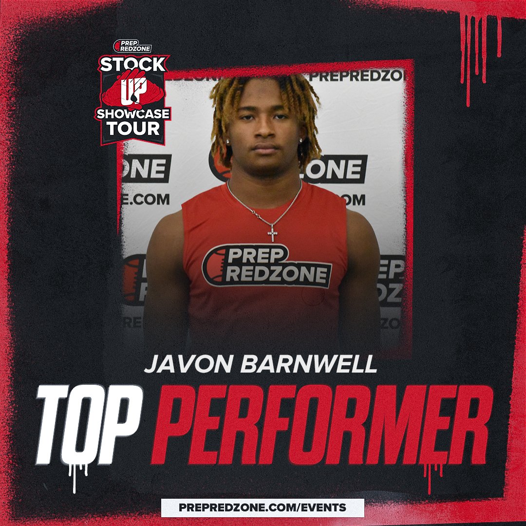 Javon Barnwell (<a href="/BarnwellJavon/">Javon Barnwell</a>) out of Connetquot HS (Ronkonkoma, NY) caught everyone's attention this past Sunday. 

Coaches and scouts alike raved about his performance at back. 

5'11, 180 pounds, 2026

8'10 Broad &amp; a 4.62 40 (HT). Check out what @PRZCaleb had to say below...