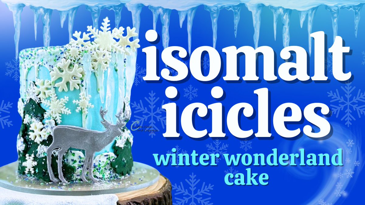 erincakecupcake's tweet photo. 🧊 Let's make #isomalt #icicles (or ISOcles? 🤣) HERE: https://t.co/i6rktgVwuq . Make sure to subscribe to my @YouTube video, so you don't miss anything this holiday season! #cake #WINTER #Christmas #Christmas2024 @Sweets_Treats @SatinIce @Bakellbaking @CakeSafe https://t.co/qUFRK6iZ7h
