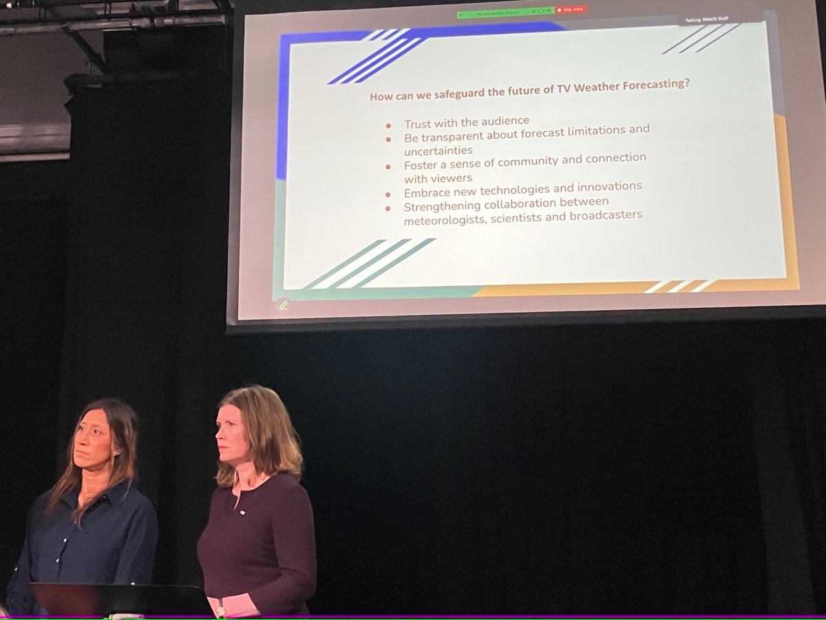 RMetS_Scotland's tweet photo. Great to see so many people in person and online to hear Jo and Manali talk about the challenges and future of TV weather forecasting. https://t.co/uPxcIUANok
