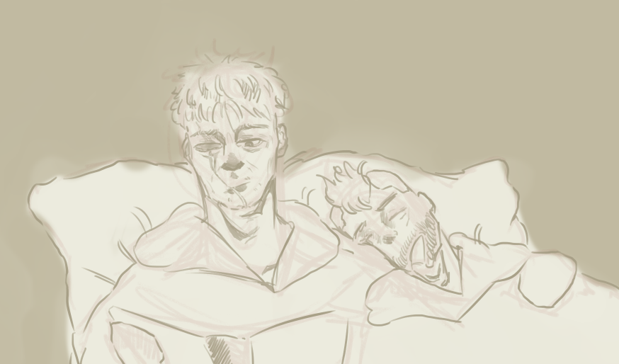 btart1x's tweet photo. i be drawing gay boys while my bf is in school 

#ghoap #GhostSoap https://t.co/nlRJOCWPRD