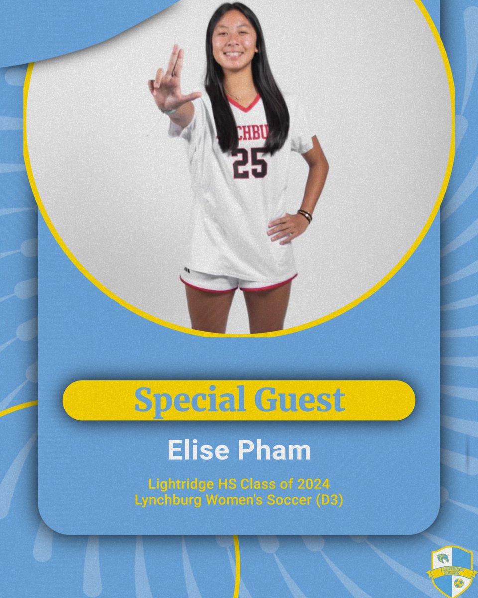 LightridgeGSOC's tweet photo. Join us this Friday after the Green Day for a College Q&amp;A with Class of 2024 GSOC Alum &amp; current @LynchburgWSoc  Player: Elise Pham

⚽️ College Q &amp; A
🕡 6:30-7:30 PM
🏟️ Room 1613 https://t.co/sXxp3yJK1W