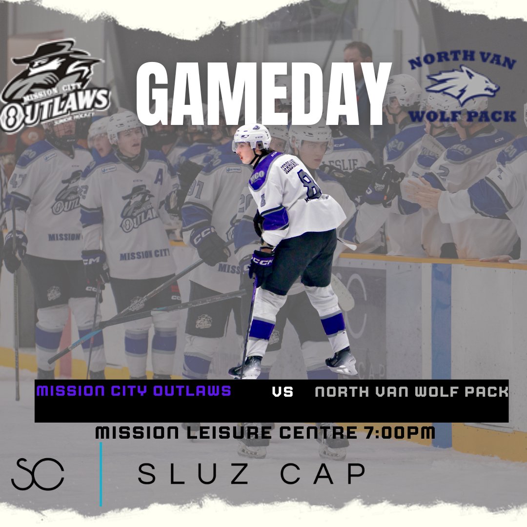 The Outlaws host the Wolfpack tonight,7pm puck drop. As always children 12 &amp; under get in free with a paying adult thanks to title sponsor @SluzCap can’t make the game? Catch it here Outlawshockey.mixlr.com FREE Audio and Flohockey.com LIVE streaming video broadcast
