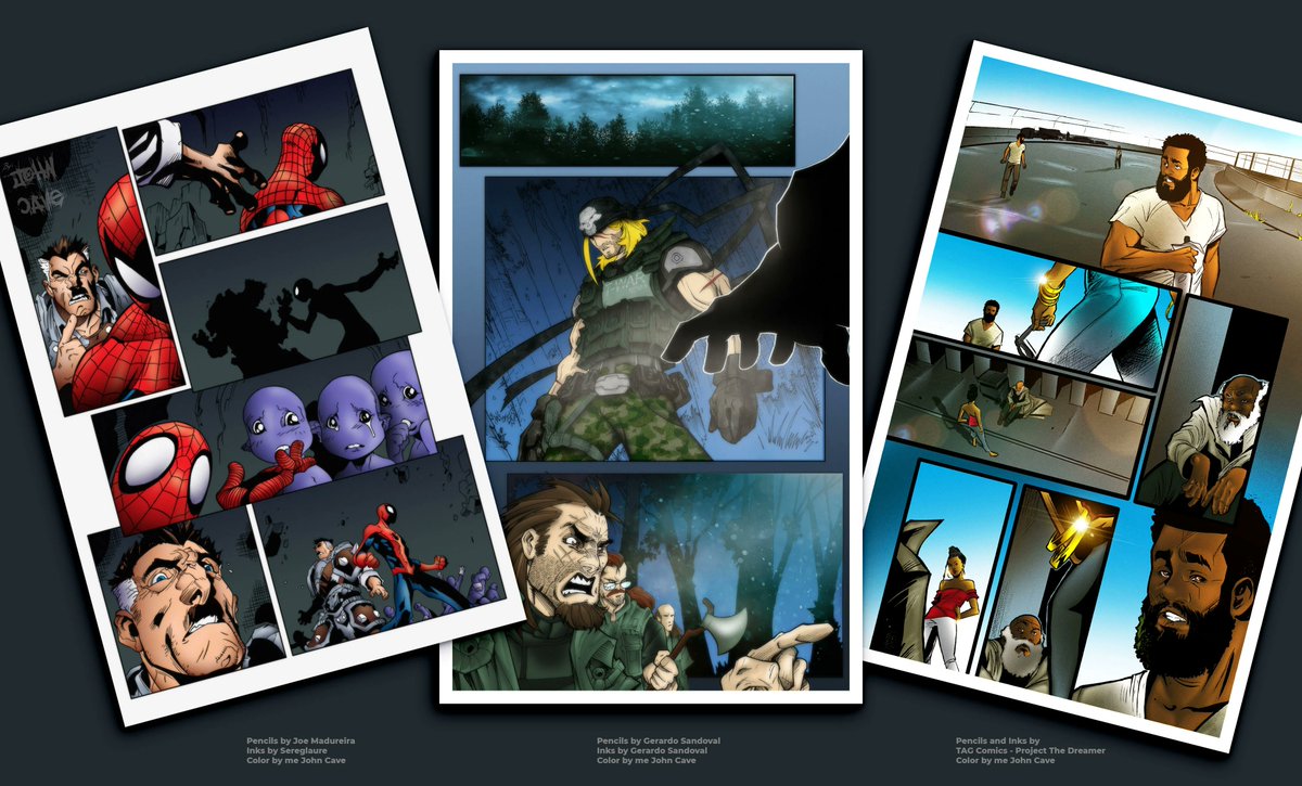 john_cave's tweet image. Hello, I am open to work
Paco Cuevas A.k.a. John Cave
Concept Art + 2D Artist &amp;amp; 3D

#ImageEdition #DigitalMakeup #2DArtist
#Illustrator #3DModeler #Design #PaintOver
#ConceptArt #MattePainting

Check out my Gig on Fiverr: digital color for comics es.fiverr.com/s/994wEld