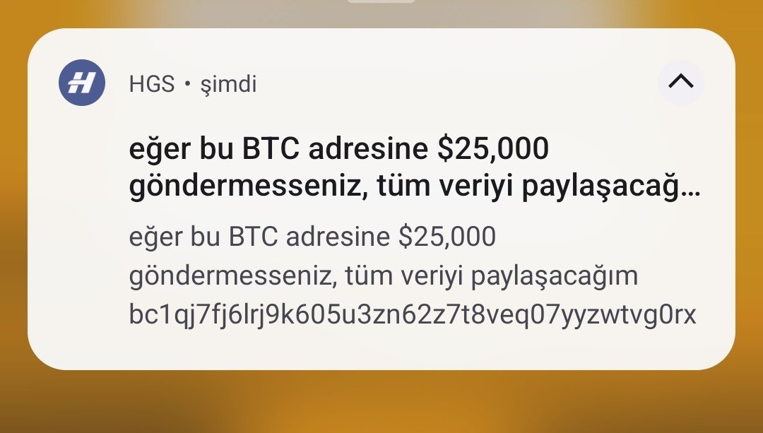 ercanavil's tweet photo. Hgs 2. Mesaj itibar etmeyiniz hacklenmiş https://t.co/jwAK6M4YMX